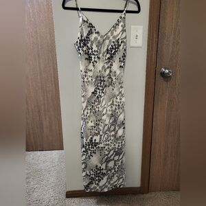 Size S Express Snakeskin patterned dress